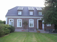 Denkmalschutzelemente im Haupthaus einer Hofanlage